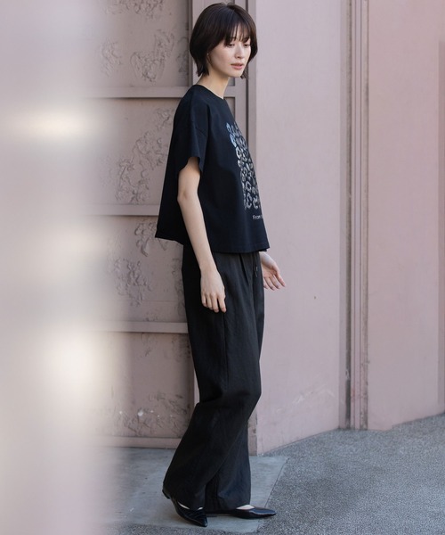 Munich(ミューニック)の「【吸水性】【放湿性】ラミーキャンバスイージーパンツ(その他パンツ・レディース・ホワイト/モカ/レッド/イエロー/ブルー/ブラック・M/S/XS)」の22枚目の写真