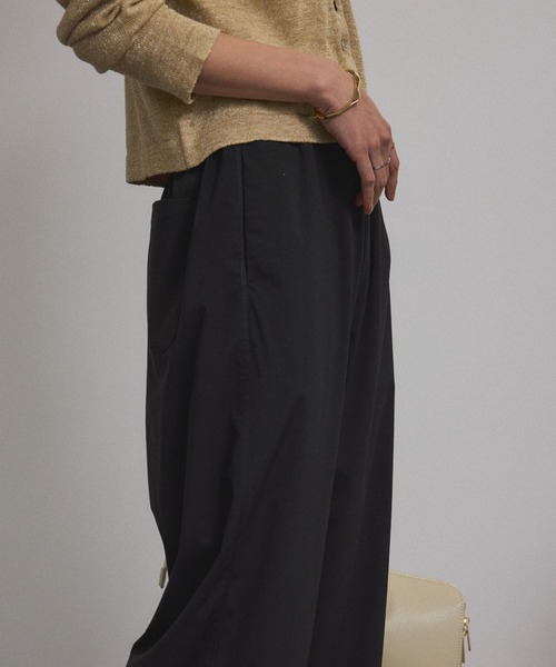 SALON adam et rope'（サロン アダム エ ロペ）の「【ZOZOTOWN限定】サイドラインイージーパンツ（その他パンツ・レディース・グレー/ベージュ/ブラウン系その他2/ブラック・XS/L/M/S）」の20枚目の写真