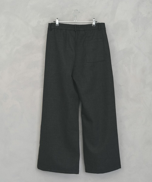 Shoowtime(ショウタイム)の「Tweed two-tuck wide straight slacks / ツイードツータックワイドストレートスラックス(スラックス・メンズ・グレー/ダークグレー・X-LARGE/MEDIUM)」の5枚目の写真