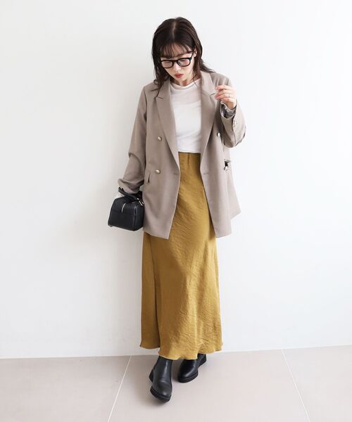 le.coeur blanc（ルクールブラン）の「薄手で着心地抜群！新色登場★シアークルーネックプルオーバー（Tシャツ/カットソー・レディース・ブラック/オフホワイト/サックスブルー/グレー/ホワイト/ネイビー・38）」の13枚目の写真