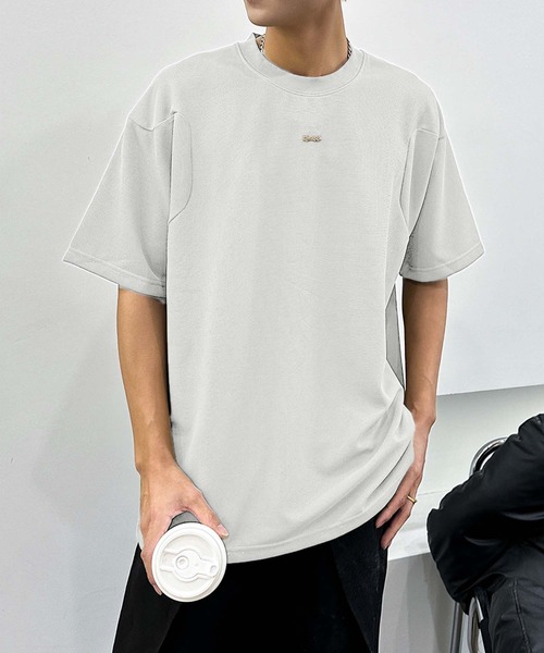 aimoha(アイモハ)の「aimoha men ベーシックカラークルーネックTシャツ (SS)(Tシャツ/カットソー・メンズ・ホワイト/ブラック/グリーン・X-LARGE/LARGE/XXX-LARGE/XX-LARGE)」の1枚目の写真