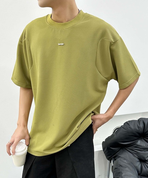 aimoha(アイモハ)の「aimoha men ベーシックカラークルーネックTシャツ (SS)(Tシャツ/カットソー・メンズ・ホワイト/ブラック/グリーン・X-LARGE/LARGE/XXX-LARGE/XX-LARGE)」の18枚目の写真