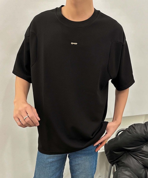 aimoha(アイモハ)の「aimoha men ベーシックカラークルーネックTシャツ (SS)(Tシャツ/カットソー・メンズ・ホワイト/ブラック/グリーン・X-LARGE/LARGE/XXX-LARGE/XX-LARGE)」の10枚目の写真