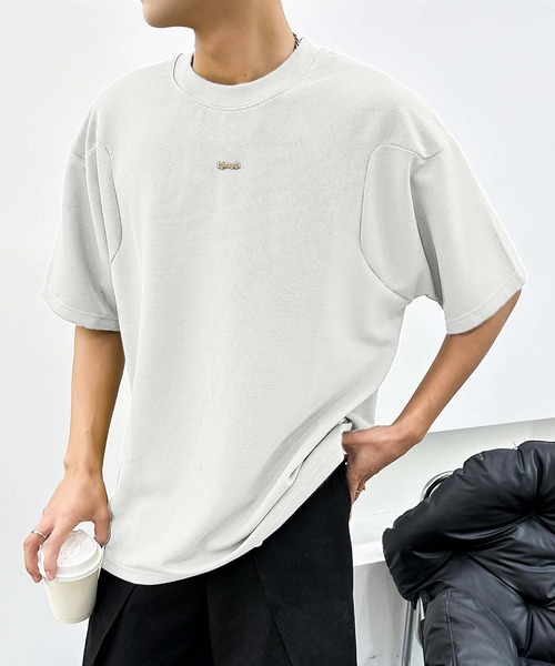 aimoha(アイモハ)の「aimoha men ベーシックカラークルーネックTシャツ (SS)(Tシャツ/カットソー・メンズ・ホワイト/ブラック/グリーン・X-LARGE/LARGE/XXX-LARGE/XX-LARGE)」の15枚目の写真