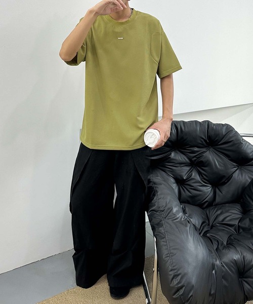 aimoha(アイモハ)の「aimoha men ベーシックカラークルーネックTシャツ (SS)(Tシャツ/カットソー・メンズ・ホワイト/ブラック/グリーン・X-LARGE/LARGE/XXX-LARGE/XX-LARGE)」の17枚目の写真