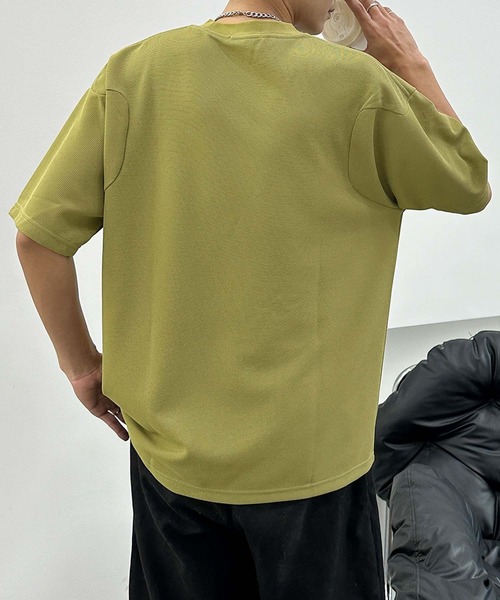 aimoha(アイモハ)の「aimoha men ベーシックカラークルーネックTシャツ (SS)(Tシャツ/カットソー・メンズ・ホワイト/ブラック/グリーン・X-LARGE/LARGE/XXX-LARGE/XX-LARGE)」の19枚目の写真