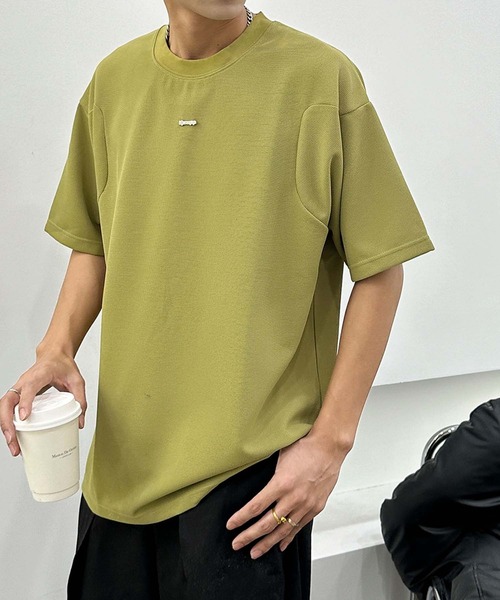 aimoha(アイモハ)の「aimoha men ベーシックカラークルーネックTシャツ (SS)(Tシャツ/カットソー・メンズ・ホワイト/ブラック/グリーン・X-LARGE/LARGE/XXX-LARGE/XX-LARGE)」の20枚目の写真