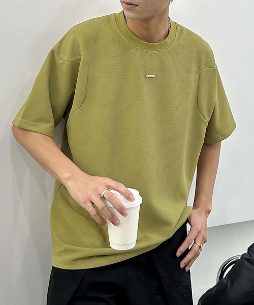 aimoha(アイモハ)の「aimoha men ベーシックカラークルーネックTシャツ (SS)(Tシャツ/カットソー・メンズ・ホワイト/ブラック/グリーン・X-LARGE/LARGE/XXX-LARGE/XX-LARGE)」の21枚目の写真