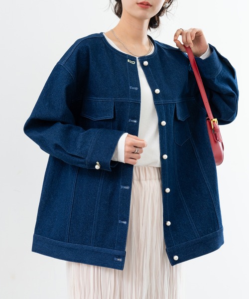 【ANNA LUNA】 大人のための きれい見え デニム ジャケット！