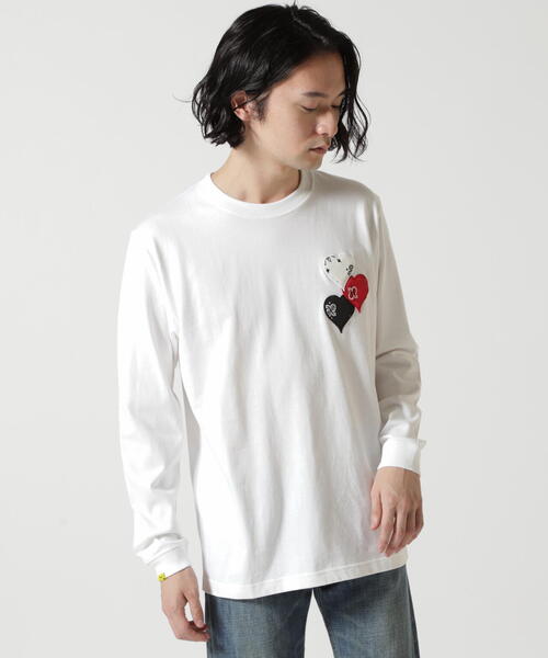 STUD MUFFIN／スタッドマフィン／Heart Bandana L／S Tee STUD MUFFIN/スタッドマフィン/Heart Bandana L/S Tee（Tシャツ