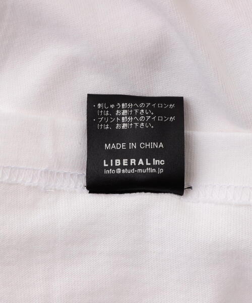 STUD MUFFIN(スタッドマフィン)の「STUD MUFFIN/スタッドマフィン/Heart Bandana L/S Tee(Tシャツ/カットソー・メンズ・ホワイト/ブラック・2/3/4)」の12枚目の写真