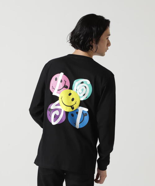 STUD MUFFIN(スタッドマフィン)の「STUD MUFFIN/スタッドマフィン/Heart Bandana L/S Tee(Tシャツ/カットソー・メンズ・ホワイト/ブラック・2/3/4)」の1枚目の写真