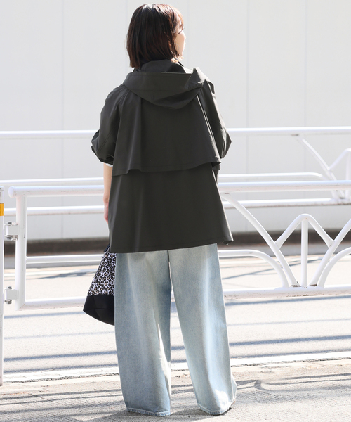 JOURNAL STANDARD relume（ジャーナルスタンダード　レリューム）の「2WAYサーブルクロスマウンテンパーカー（マウンテンパーカー・レディース・チャコールグレー/ベージュ・FREE）」の7枚目の写真