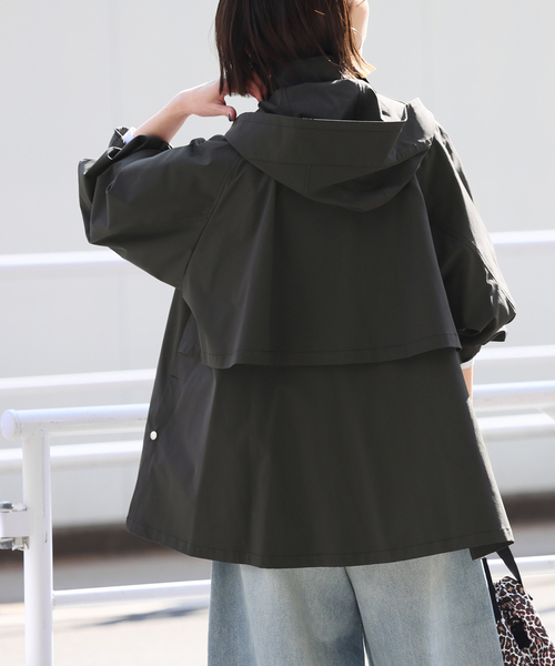 JOURNAL STANDARD relume（ジャーナルスタンダード　レリューム）の「2WAYサーブルクロスマウンテンパーカー（マウンテンパーカー・レディース・チャコールグレー/ベージュ・FREE）」の12枚目の写真