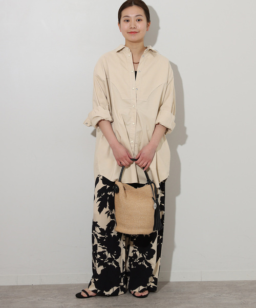 The Duchess Designs（ダッチェス・デザイン）の「【Duchess Designs/ダッチェス・デザイン】別注シャツ（シャツ/ブラウス・レディース・ブルー/ベージュ・FREE）」の7枚目の写真