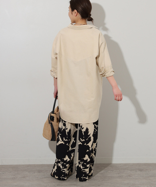 The Duchess Designs（ダッチェス・デザイン）の「【Duchess Designs/ダッチェス・デザイン】別注シャツ（シャツ/ブラウス・レディース・ブルー/ベージュ・FREE）」の12枚目の写真