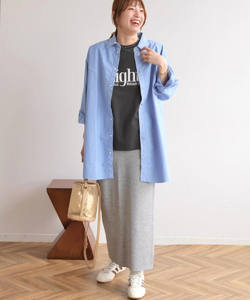 The Duchess Designs（ダッチェス・デザイン）の「【Duchess Designs/ダッチェス・デザイン】別注シャツ（シャツ/ブラウス・レディース・ブルー/ベージュ・FREE）」の19枚目の写真