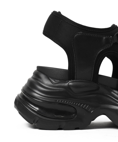 WEGO(ウィゴー)の「WEGO/クリアライトソールレースアップサンダル(サンダル・レディース・ブラック/ライトピンク/ホワイト/サックスブルー/グレー・SMALL/X-LARGE/LARGE/MEDIUM)」の14枚目の写真