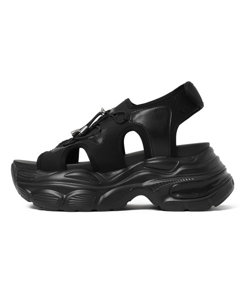 WEGO(ウィゴー)の「WEGO/クリアライトソールレースアップサンダル(サンダル・レディース・ブラック/ライトピンク/ホワイト/サックスブルー/グレー・SMALL/X-LARGE/LARGE/MEDIUM)」の16枚目の写真