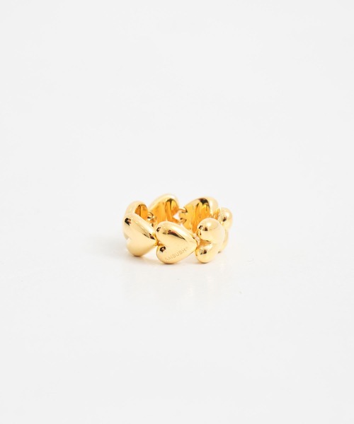 AMBUSH(アンブッシュ)の「【AMBUSH/アンブッシュ】HEART LINK RING/ハートリンクリング(リング・レディース・シルバー/ゴールド・SMALL/X-SMALL)」の4枚目の写真