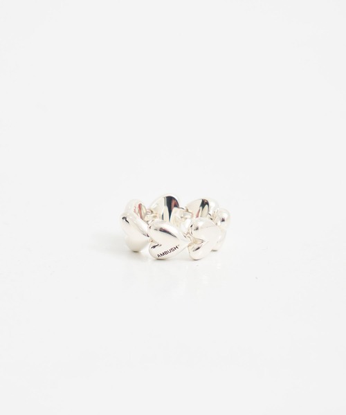 AMBUSH(アンブッシュ)の「【AMBUSH/アンブッシュ】HEART LINK RING/ハートリンクリング(リング・レディース・シルバー/ゴールド・SMALL/X-SMALL)」の3枚目の写真