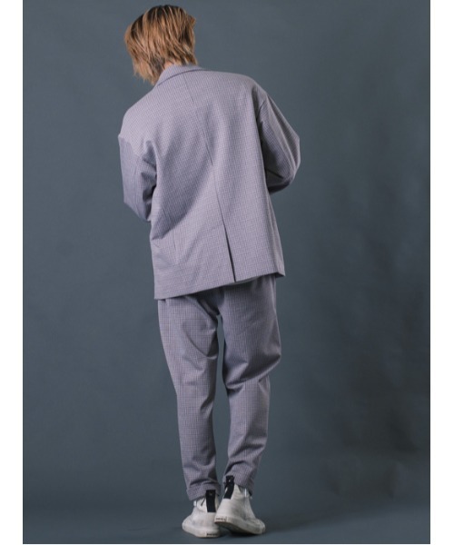 REGIEVO(レジエボ)の「チェックイージースラックス(スラックス・メンズ・ベージュ/グレー・MEDIUM/LARGE/X-LARGE)」の14枚目の写真