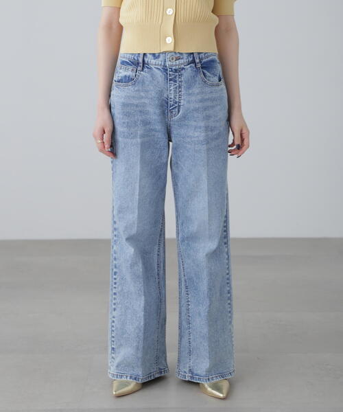 FREE'S MART（フリーズマート）の「◆センタープレスフレアデニム（デニムパンツ・レディース・ブルー系その他3/ブルー系その他・MEDIUM/SMALL）」の20枚目の写真