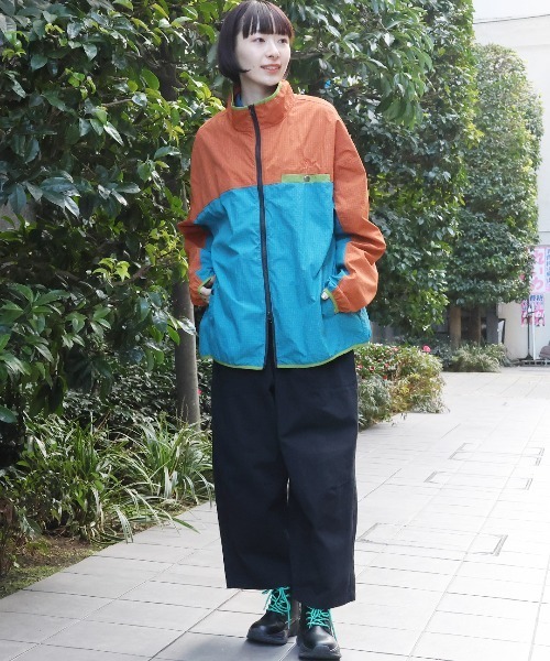 チチカカ（チチカカ）の「COBMASTER リップストップスタンドジャケット【ユニセックス】（その他アウター・レディース・パープル/オレンジ・LARGE）」の14枚目の写真