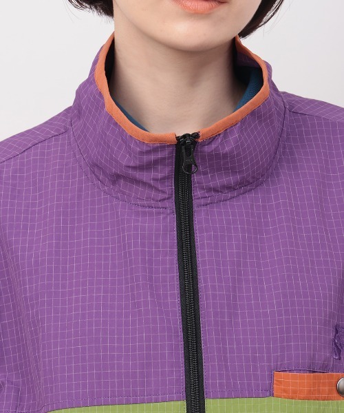 チチカカ（チチカカ）の「COBMASTER リップストップスタンドジャケット【ユニセックス】（その他アウター・レディース・パープル/オレンジ・LARGE）」の15枚目の写真