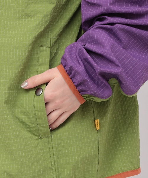 チチカカ（チチカカ）の「COBMASTER リップストップスタンドジャケット【ユニセックス】（その他アウター・レディース・パープル/オレンジ・LARGE）」の17枚目の写真