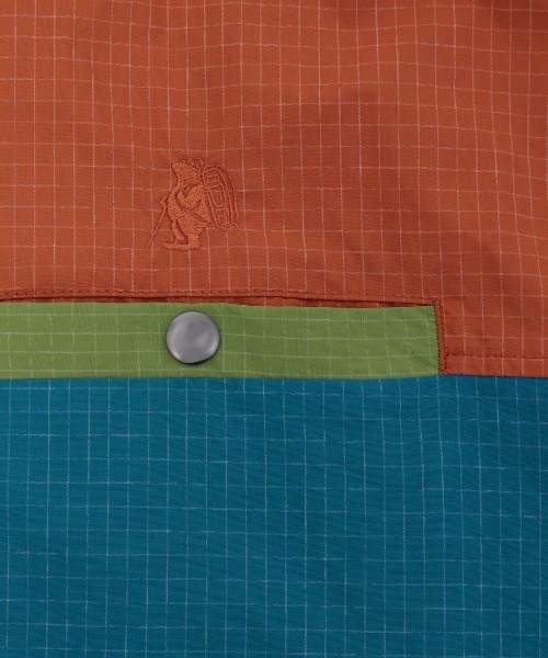 チチカカ（チチカカ）の「COBMASTER リップストップスタンドジャケット【ユニセックス】（その他アウター・レディース・パープル/オレンジ・LARGE）」の19枚目の写真