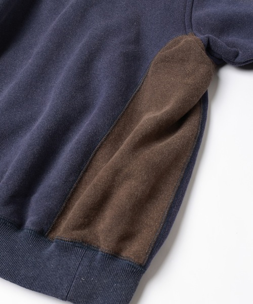JIEDA(ジエダ)の「PIGMENT SWEAT CREW(スウェット・メンズ・ブラック/ネイビー・1/2)」の8枚目の写真
