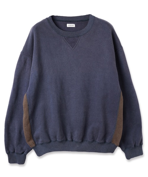 JIEDA(ジエダ)の「PIGMENT SWEAT CREW(スウェット・メンズ・ブラック/ネイビー・1/2)」の19枚目の写真