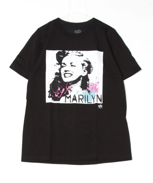 ARCHIVER(アーカイバ)の「【RS】【Radio Days】MARILYN MONROE S/S TEE マリリンモンロー プリントTシャツ(Tシャツ/カットソー・レディース・ホワイト/ブラック・LARGE/MEDIUM)」の2枚目の写真