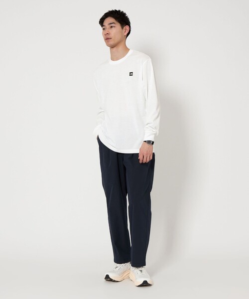 THE NORTH FACE＞ロングスリーブ スモール ボックス ロゴ T