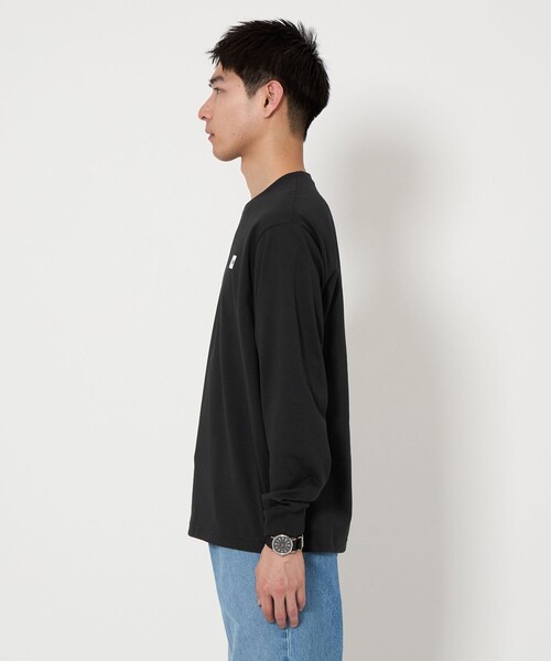 THE NORTH FACE＞ロングスリーブ スモール ボックス ロゴ T