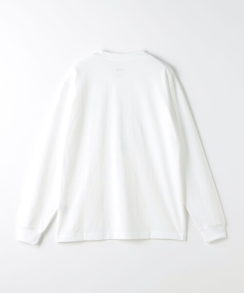 THE NORTH FACE（ザノースフェイス）の「＜THE NORTH FACE＞ロングスリーブ スモール ボックス ロゴ Tシャツ（Tシャツ/カットソー・メンズ・オフホワイト/ブラック・S/M/L/XL）」の16枚目の写真