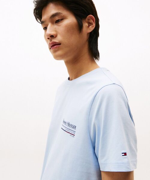 TOMMY HILFIGER(トミーヒルフィガー)の「ヒルフィガーアウトラインセーリングTシャツ(Tシャツ/カットソー・メンズ・ネイビー/ホワイト/ライトブルー・X-LARGE/MEDIUM/LARGE/SMALL)」の11枚目の写真