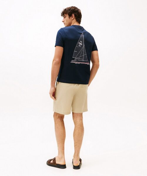 TOMMY HILFIGER(トミーヒルフィガー)の「ヒルフィガーアウトラインセーリングTシャツ(Tシャツ/カットソー・メンズ・ネイビー/ホワイト/ライトブルー・X-LARGE/MEDIUM/LARGE/SMALL)」の5枚目の写真