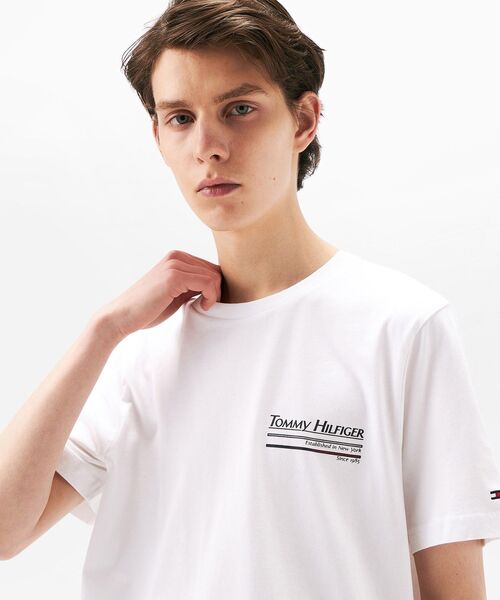 TOMMY HILFIGER(トミーヒルフィガー)の「ヒルフィガーアウトラインセーリングTシャツ(Tシャツ/カットソー・メンズ・ネイビー/ホワイト/ライトブルー・X-LARGE/MEDIUM/LARGE/SMALL)」の8枚目の写真