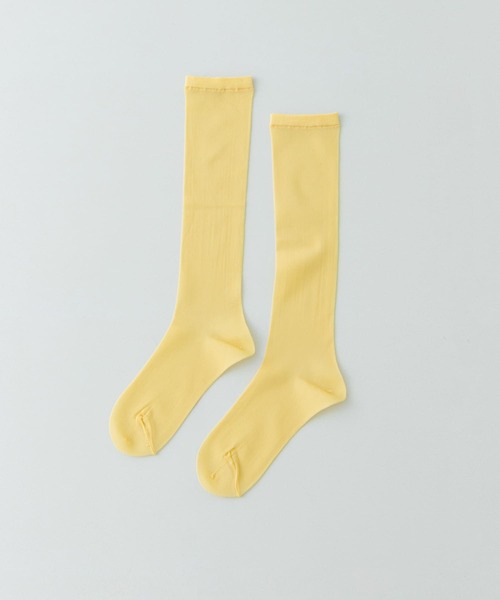 RODE SKO（ロデスコ）の「PIEDI NUDI　SHEER HIGH SOCKS（ソックス/靴下・レディース・グレー/ベージュ系その他/ホワイト・-）」の3枚目の写真
