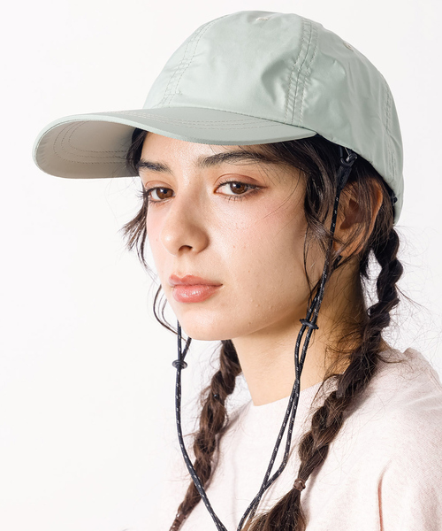 ベージュ キャップ レザー ストラップ付き NEW ERA ニューエラ ロングバイザー タイプライター キャップ
