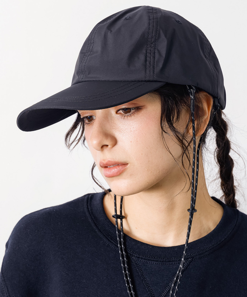 Ruben（ルーベン）の「【RUBEN/ルーベン】ビーチハット / ストラップ付きキャップ / ロングブリム / 2WAY【WEB限定】（キャップ・レディース・ブラック/ベージュ/グレー・フリー）」の2枚目の写真