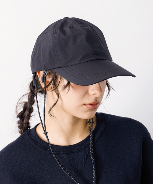 Ruben（ルーベン）の「【RUBEN/ルーベン】ビーチハット / ストラップ付きキャップ / ロングブリム / 2WAY【WEB限定】（キャップ・レディース・ブラック/ベージュ/グレー・フリー）」の7枚目の写真