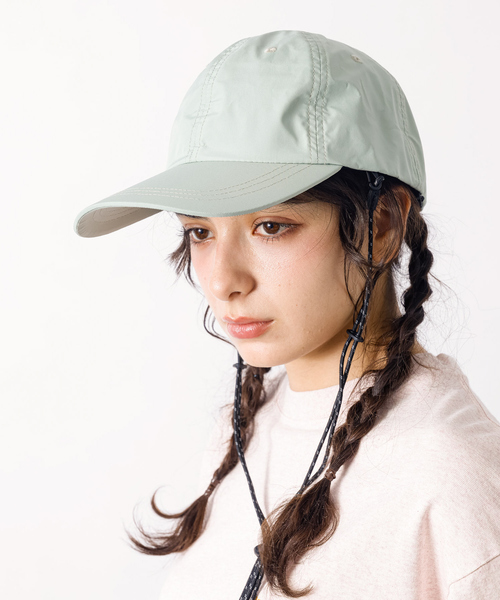 Ruben（ルーベン）の「【RUBEN/ルーベン】ビーチハット / ストラップ付きキャップ / ロングブリム / 2WAY【WEB限定】（キャップ・レディース・ブラック/ベージュ/グレー・フリー）」の4枚目の写真