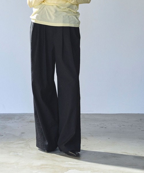 N.O.R.C(ノーク)の「【リネンオックス】タックワイドパンツ(その他パンツ・レディース・ブラック/ベージュ/ホワイト・S/M)」の11枚目の写真