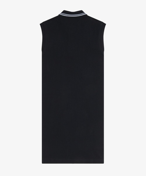 FRED PERRY（フレッドペリー）の「先行予約受付中／The Sleeveless Fred Perry Dress／フレッドペリーノースリーブポロシャツワンピース（ワンピース・レディース・ホワイト/ブラック・8/10）」の3枚目の写真