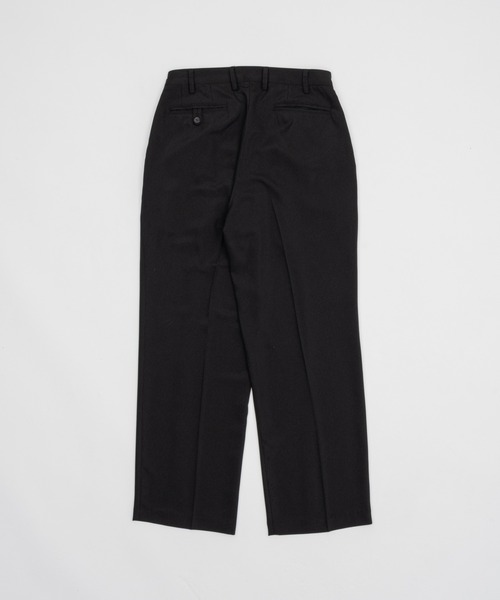 The BOLDMAN ツータックピーチスキンスラックス　ブラック Mサイズ THE BOLDMAN ジーンズ 2tuck wide denim / ツータックワイド
