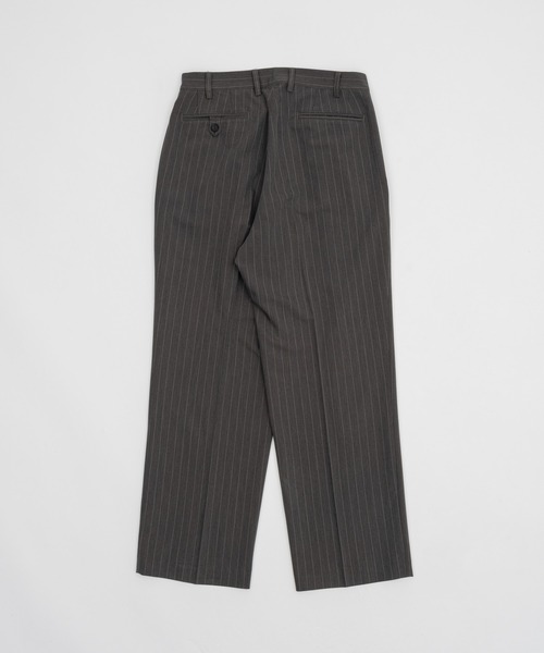 THE BOLDMAN/ツータックピーチスキンスラックス【ブラック】 THE BOLDMAN スラックス 2tuck Summer Slacks / 2タックサマー