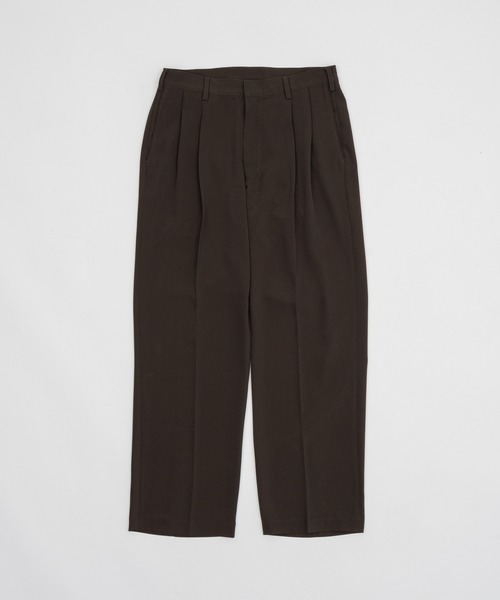 THE BOLDMAN 2tuck Peachskin Slacks ブラックM THE BOLDMAN（ザ ボールドマン）｜スラックス一覧 - WEAR